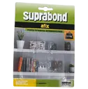porta estantes autoadhesivos para 12kg transparente 