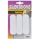 topetina rectangular autoadhesivas por 3u.